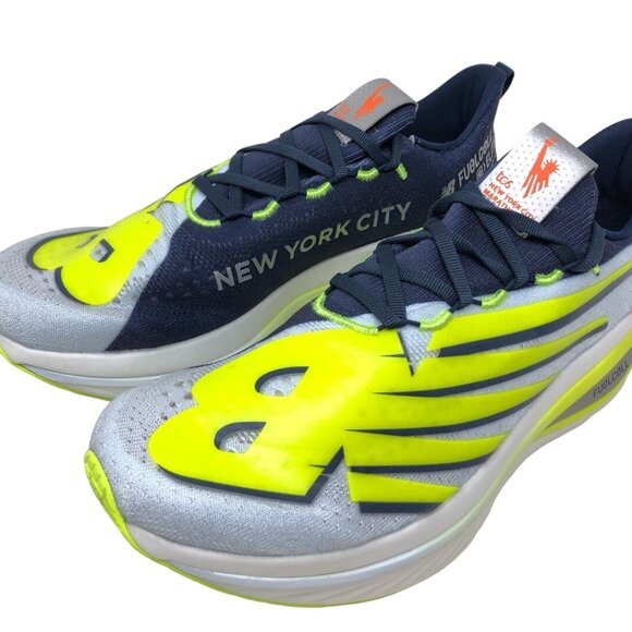 New Balance Fuelcell Supercomp Elite V3 NYC New York Marathon Mens Running Shoes - Picture 6 of 9
